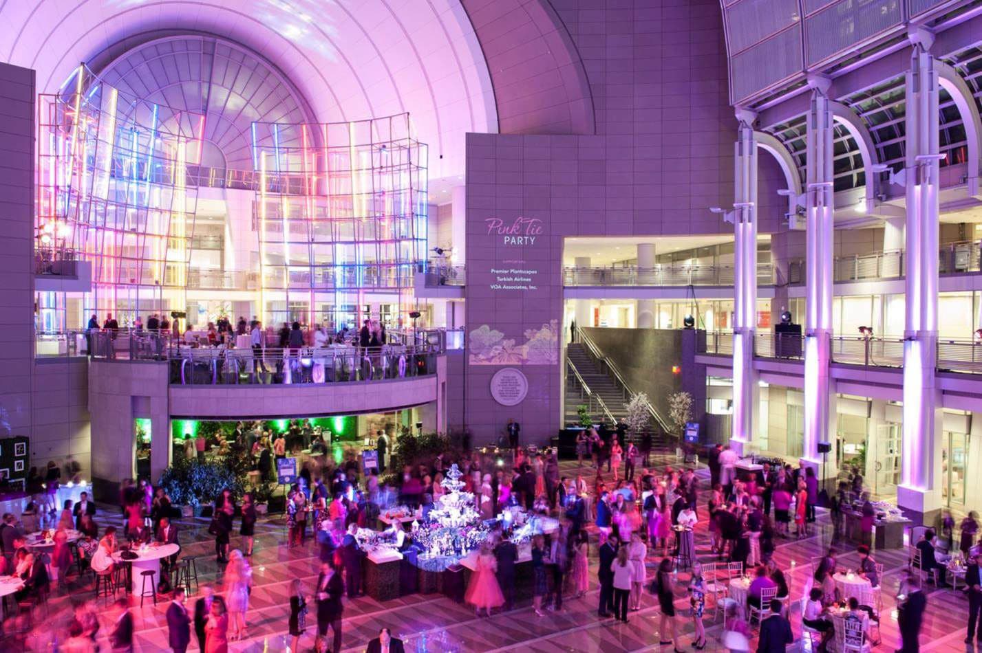 The Pink Tie Party will be
7–11 p.m. Thursday, March 15, at the Ronald Reagan Building and International Trade Center. (Courtesy National Cherry Blossom Festival)