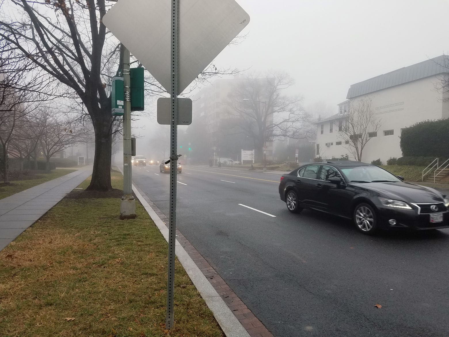 Fog greeted residents around the area early Saturday morning. (WTOP/Will Vitka)