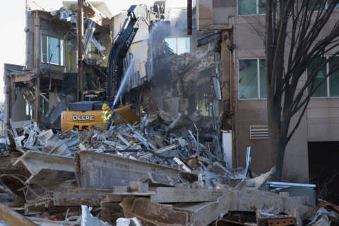 Demolition underway in Reston Town Center to make way for 17-story tower