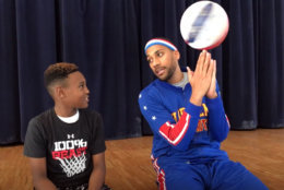 Neiko Primus is still in elementary school but the basketball star’s skills are already getting national attention, ranking him the No. 1 9-year-old in basketball. (Courtesy Harlem Globetrotters)