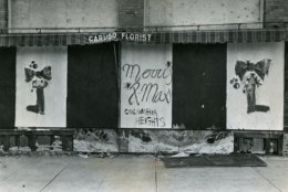 Boarded-up stores, burned-out husks of buildings and vacant lots dotted the riot corridors for month after the riots with little visible improvement. Delays in rebuilding would later span decades. Reprinted with permission of the DC Public Library, Star Collection, © Washington Post.