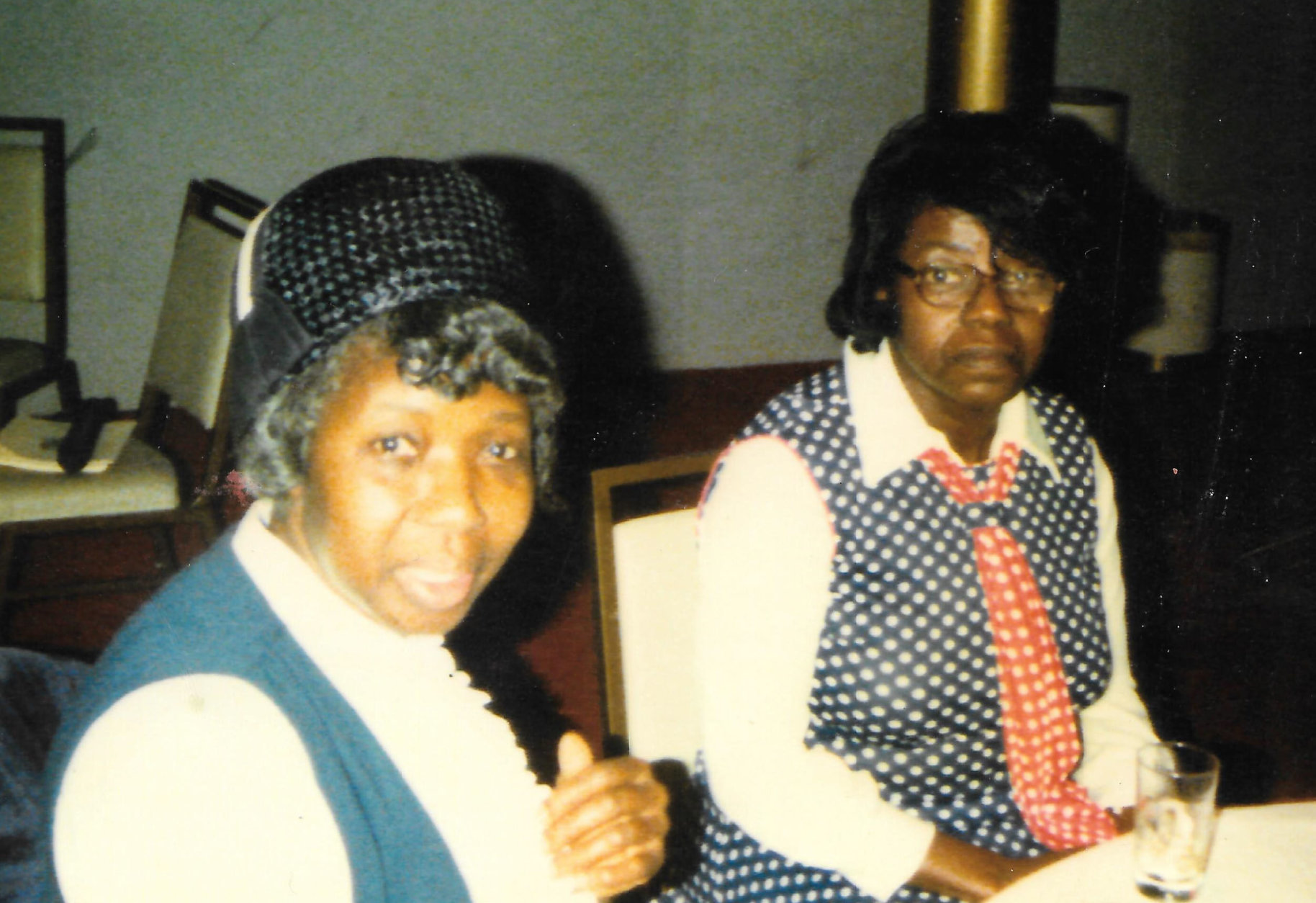 Pastor Hattie Bynum (left) and one of the other church mothers Elizabeth Addo. (Courtesy Chaye Benjamin/Mount Joy Soul Saving Station)