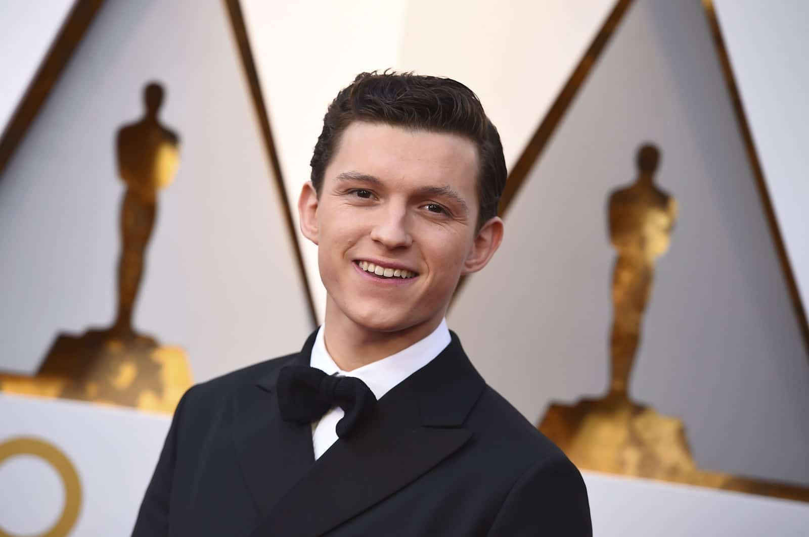 Tom Holland arrives at the Oscars on Sunday, March 4, 2018, at the Dolby Theatre in Los Angeles. (Photo by Jordan Strauss/Invision/AP)