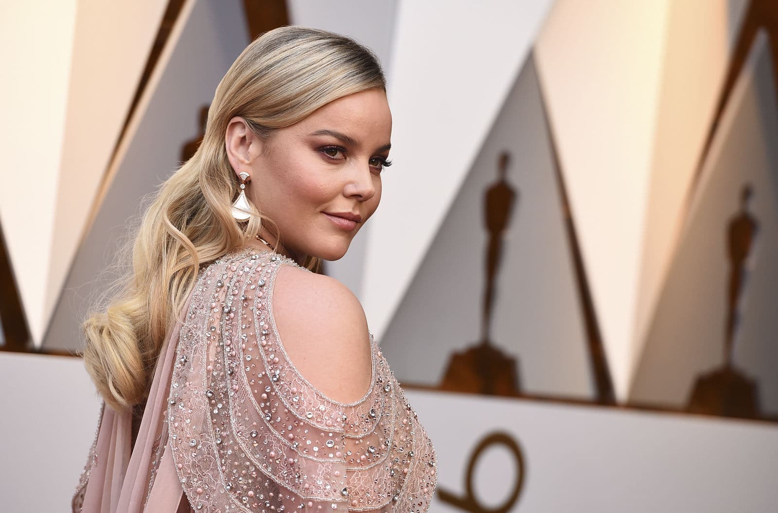 Abbie Cornish arrives at the Oscars on Sunday, March 4, 2018, at the Dolby Theatre in Los Angeles. (Photo by Jordan Strauss/Invision/AP)