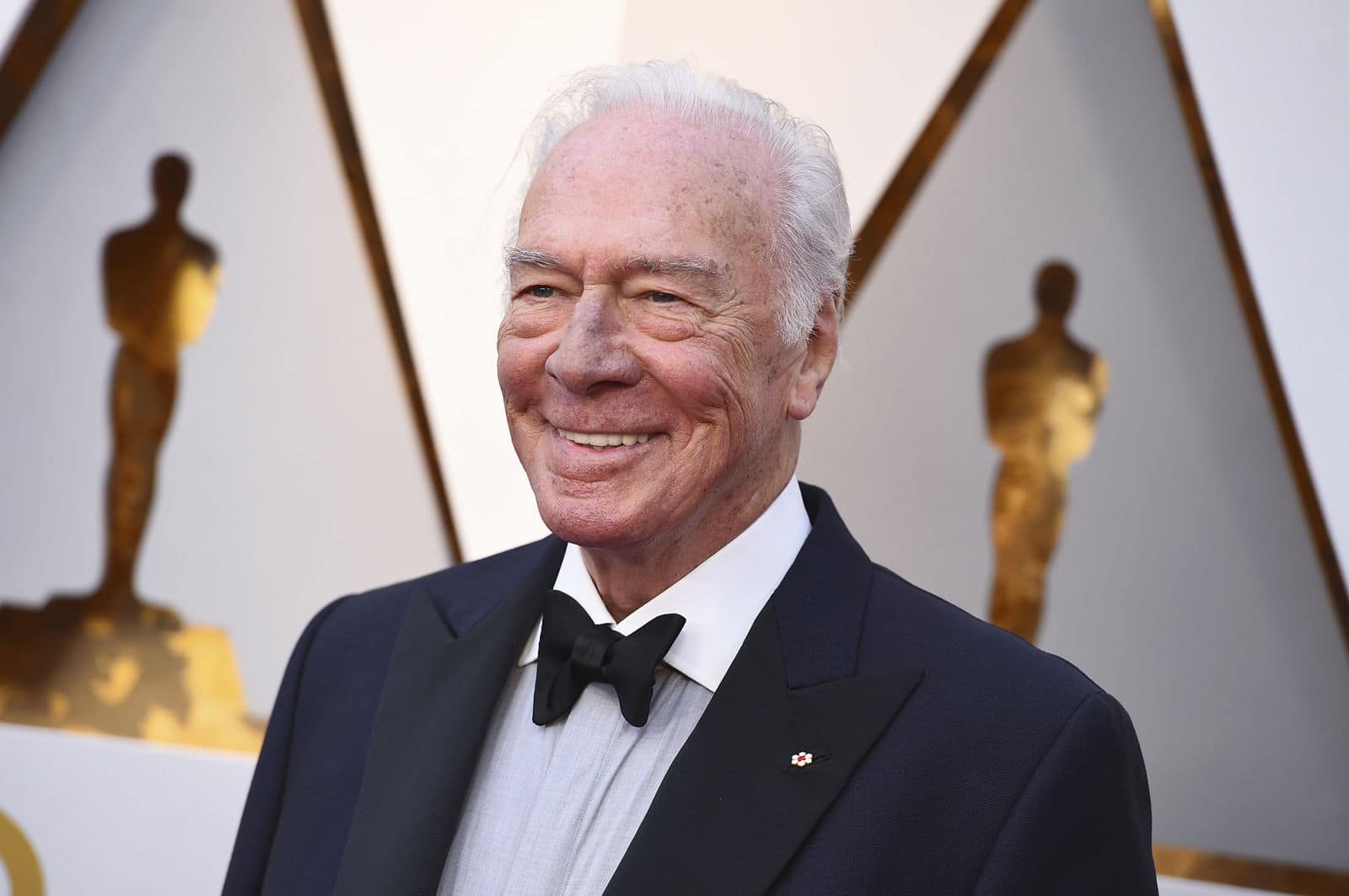 Christopher Plummer arrives at the Oscars on Sunday, March 4, 2018, at the Dolby Theatre in Los Angeles. (Photo by Jordan Strauss/Invision/AP)