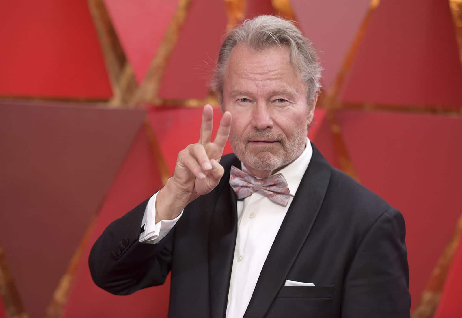 John Savage arrives at the Oscars on Sunday, March 4, 2018, at the Dolby Theatre in Los Angeles. (Photo by Richard Shotwell/Invision/AP)