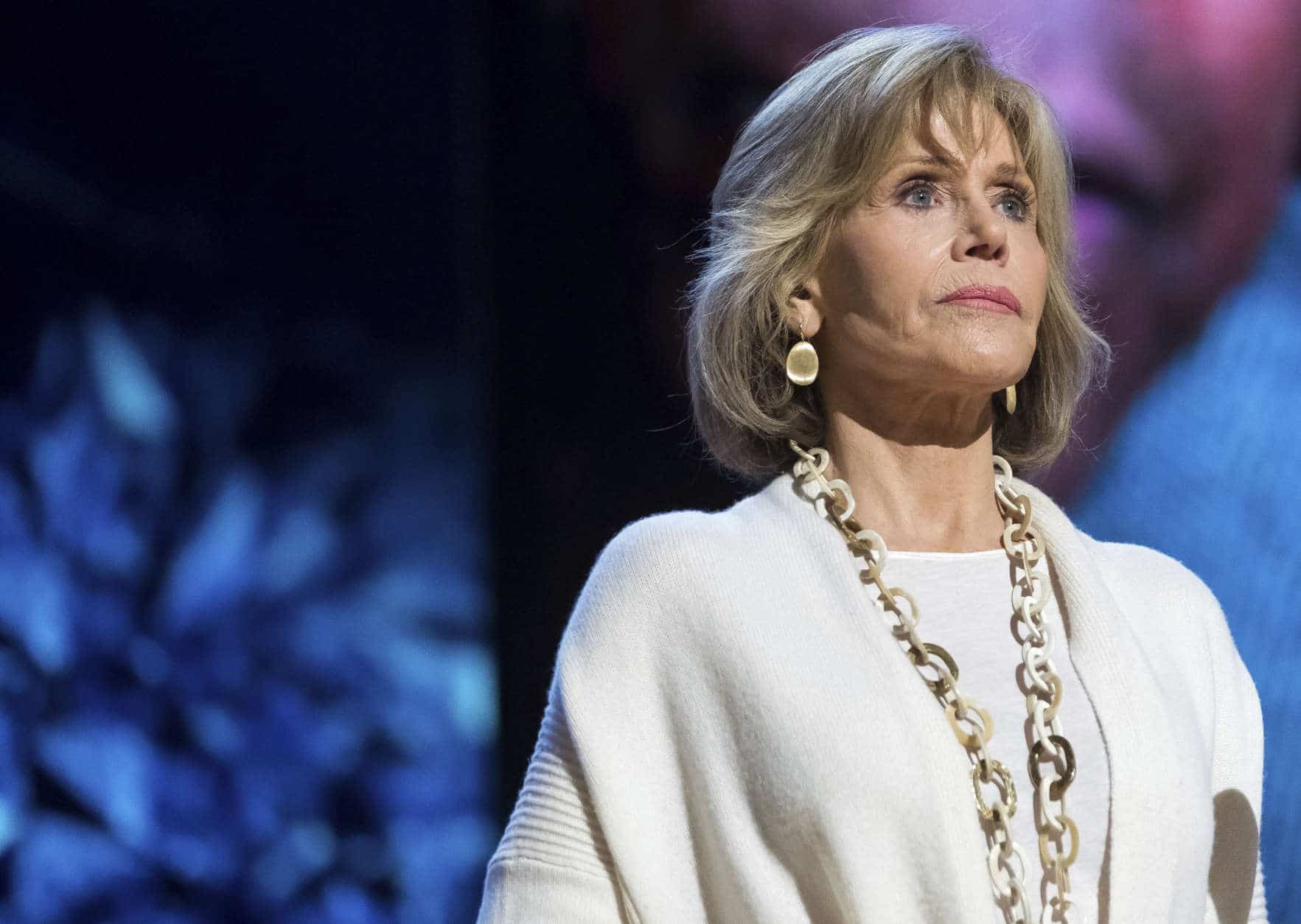 Jane Fonda appears during rehearsals for the 90th Academy Awards in Los Angeles on Saturday, March 3, 2018. The Academy Awards will be held at the Dolby Theatre on Sunday, March 4. (Photo by Charles Sykes/Invision/AP)