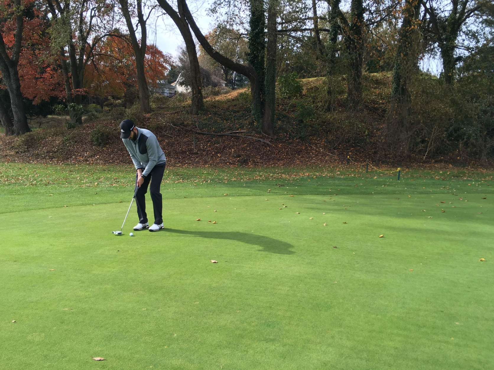 D.C. United's Steve Birnbaum joined Playing Through at Pinecrest Golf Course in Alexandria. (WTOP/Noah Frank)