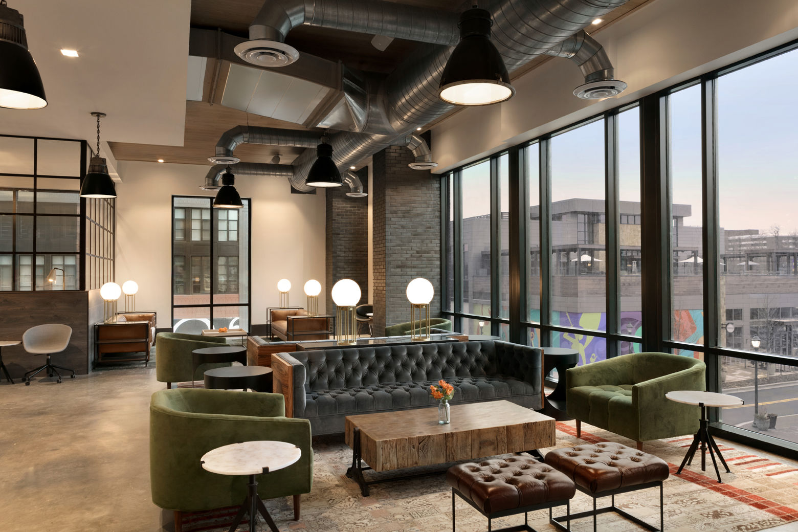 The bar at the Canopy hotel in North Bethesda will offer tastings of craft beers local to Montgomery County. (Courtesy Hilton Hotels)