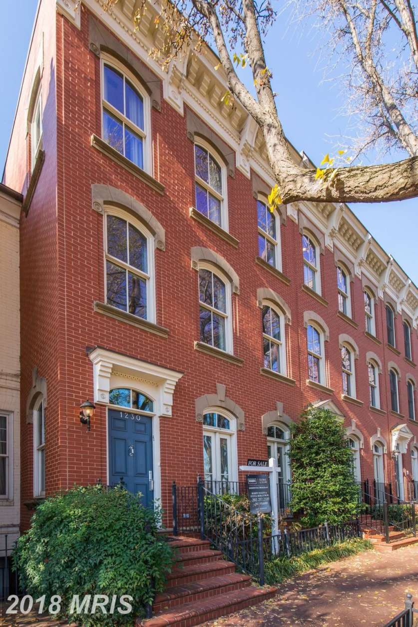 9. $3 million 
1230 27th St. NW 
Washington, D.C.

This federal-style townhouse has four full baths, two half-baths and four bedrooms. 