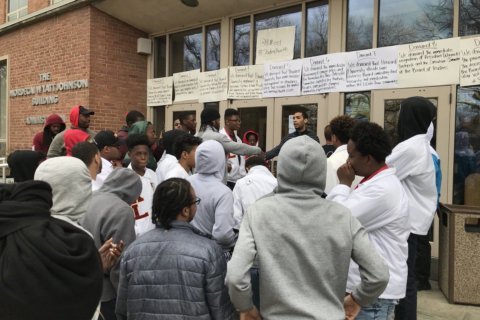 Protesting Howard University students want change for future of school