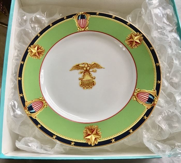 A plate from John Glenn's estate. (Courtesy Greater Washington Estate Services)