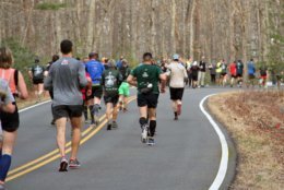 This year, 3,100 runners from four countries and 42 states will run in the 17.75K race on March 24 in Prince William Forest Park. (Courtesy Marine Corps Marathon)