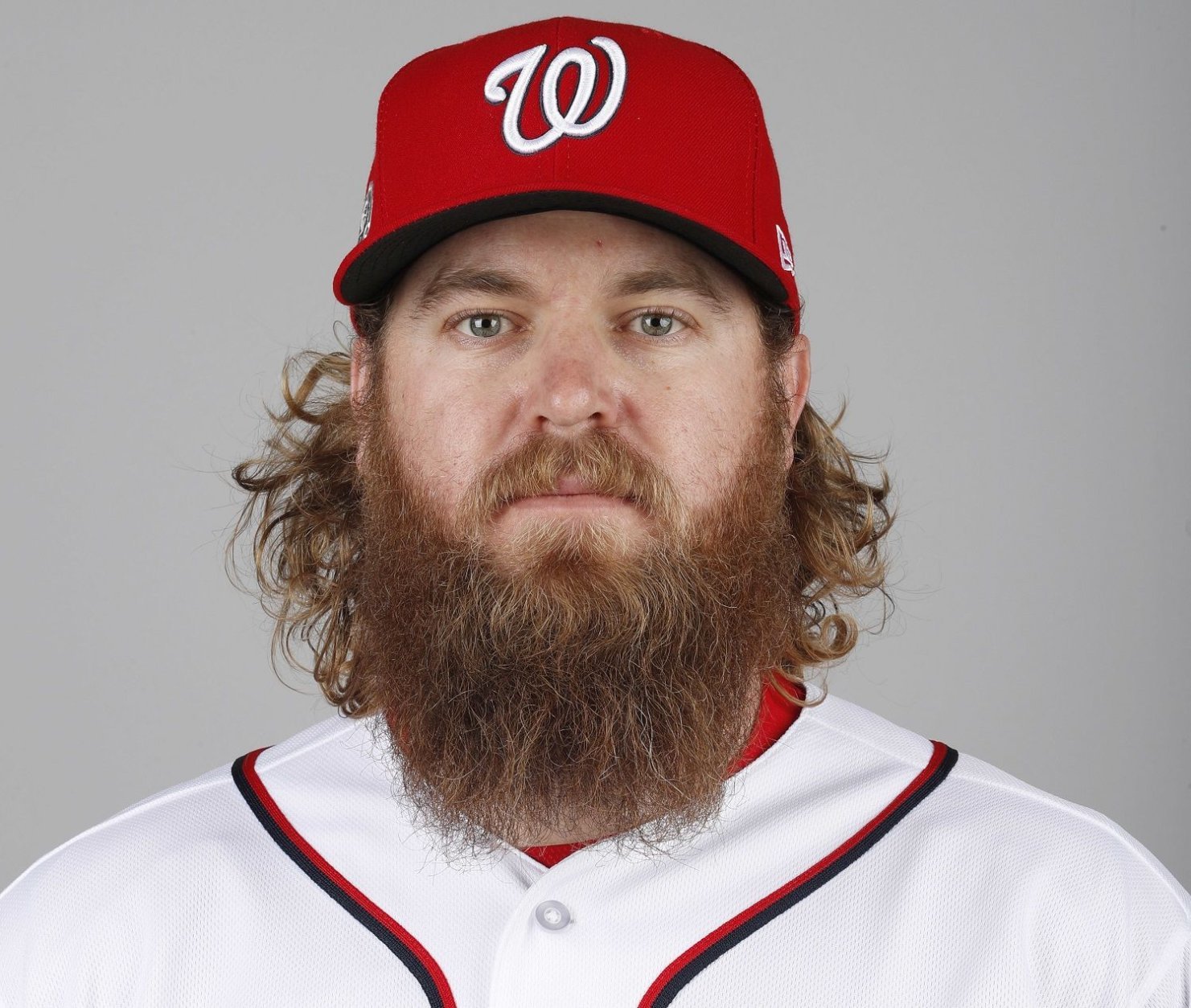 This is a 2018 photo of Shawn Kelley of the Washington Nationals baseball team. This image reflects the Nationals active roster as of Feb. 22, 2018 when this image was taken. (AP Photo/Jeff Roberson)