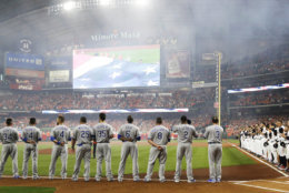 Minute Maid Park, the home of the defending World Series Champion Houston Astros, comes in at No. 23. The average cost is $59.17. File. (AP Photo/Pat Sullivan)