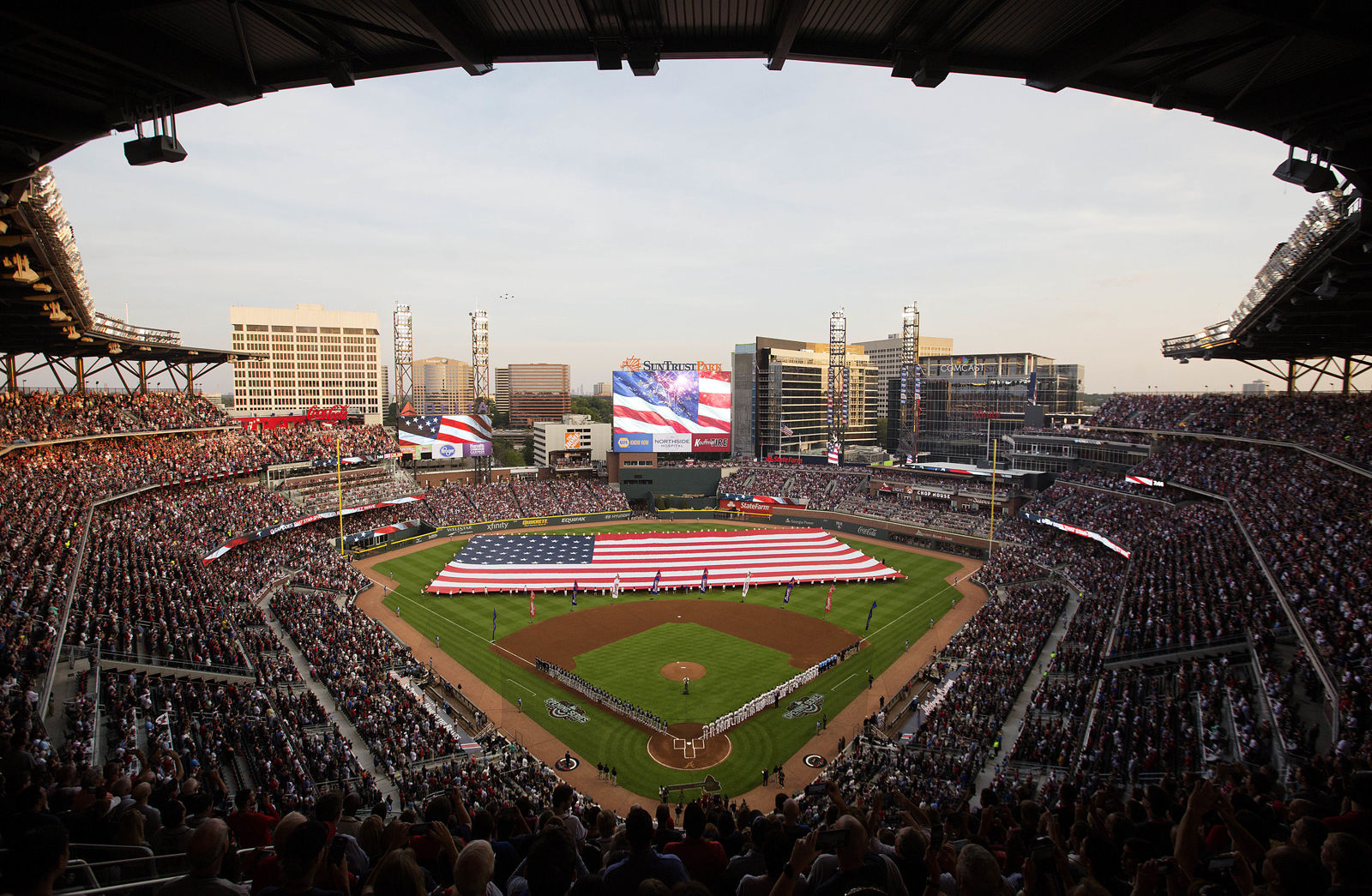 SunTrust Park, the home of the Atlanta Braves, is the newest stadium in baseball but it is also the second cheapest. The cost to watch a Braves game in Atlanta is $51. File. (AP Photo/David Goldman)
