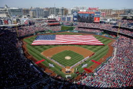 Nationals Park cracked the 10 most expensive parks. It comes in at No. 8 with an average cost of $77.50. (AP Photo/Andrew Harnik, File)