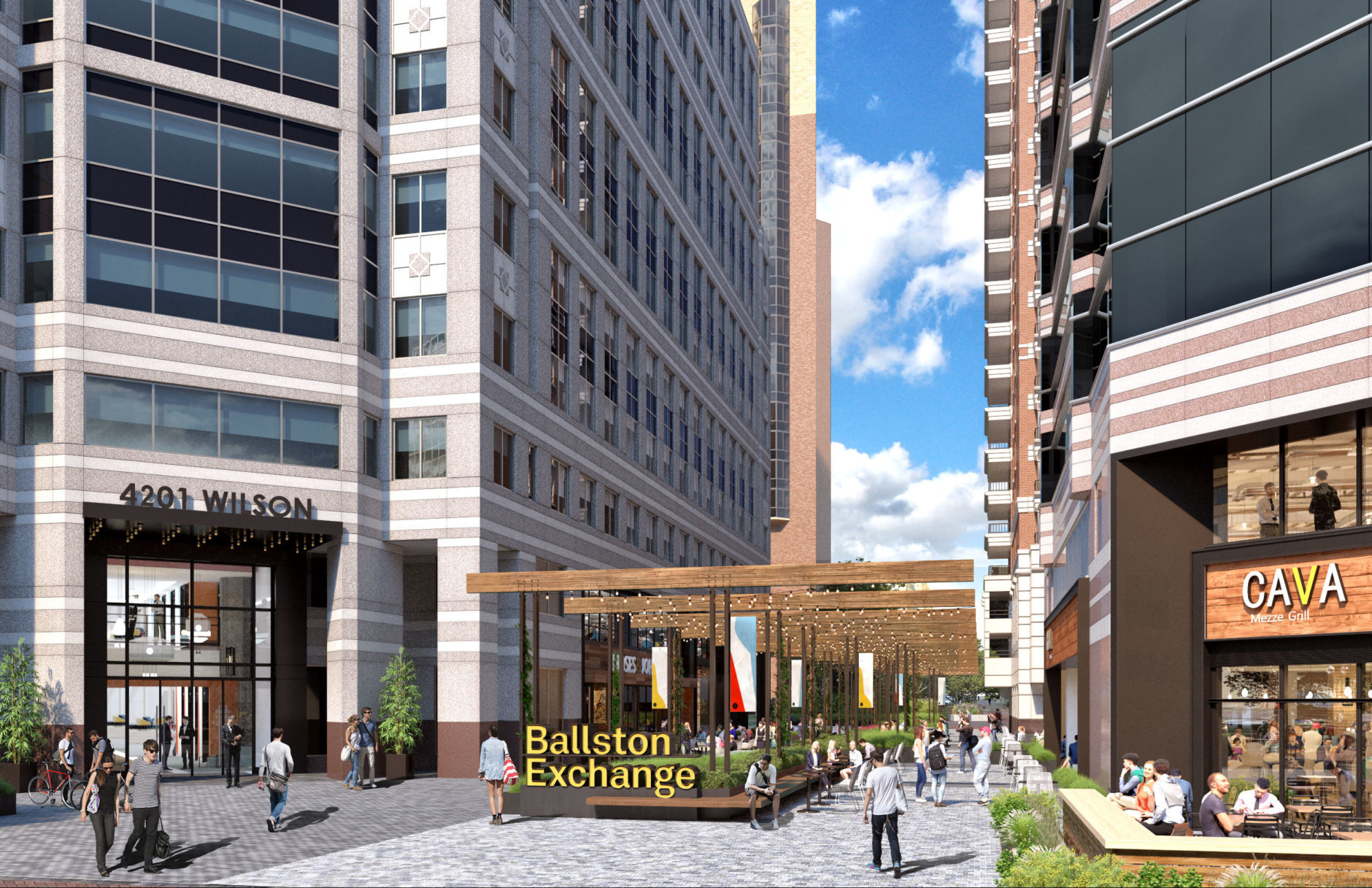 Ballston Exchange was the former home to the National Science Foundation, which moved its headquarters to Alexandria, Virginia, last year. (Credit: Jamestown LP)