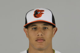 This is a 2012 photo of Manny Machado of the Baltimore Orioles baseball team. This image reflects the Orioles active roster as of Thursday, Mar. 1, 2012 when this image was taken. (AP Photo/David Goldman)
