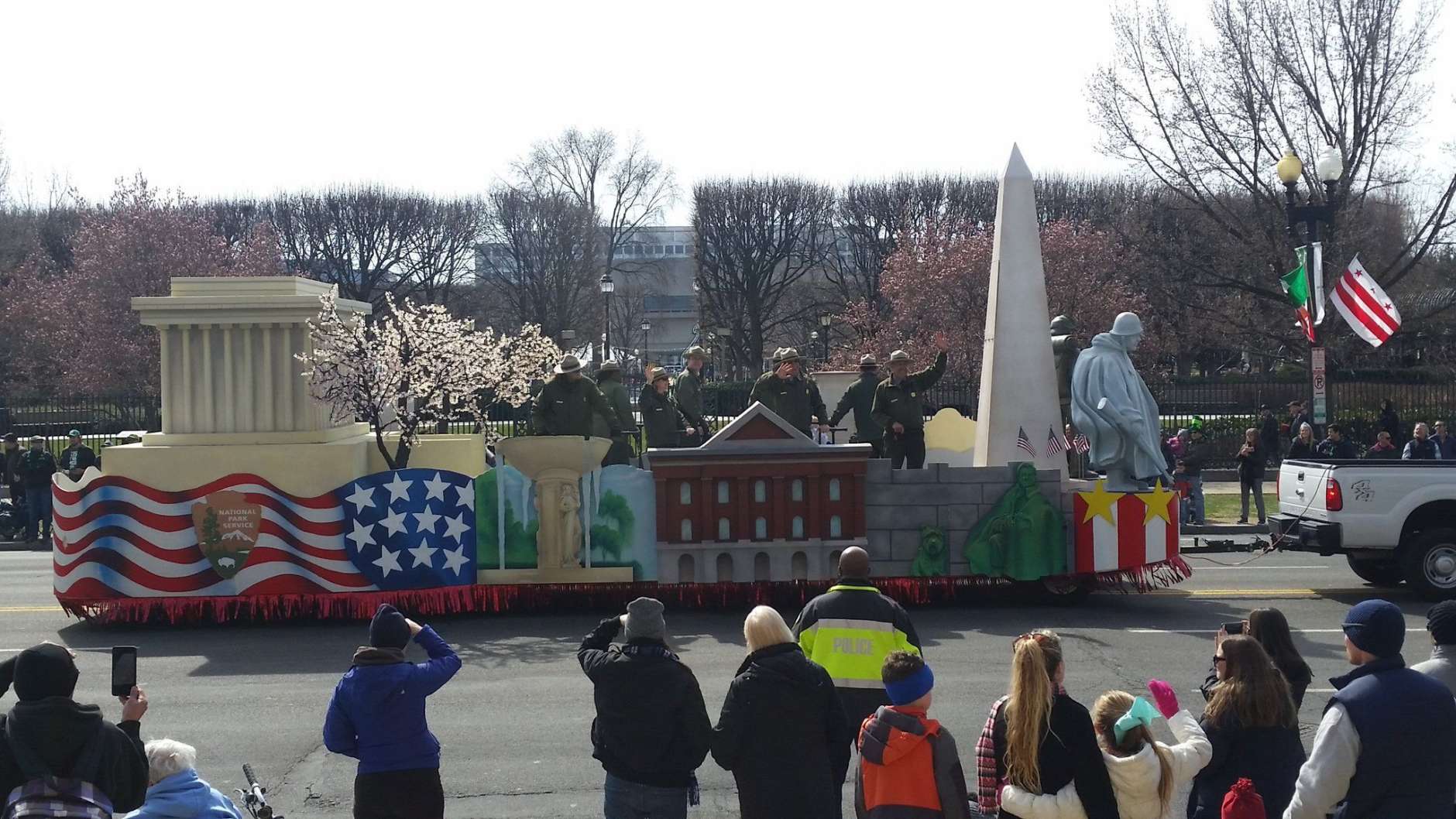 The parade's website says this year's theme was "showcasing DC Irish culture." (WTOP/Kathy Stewart)