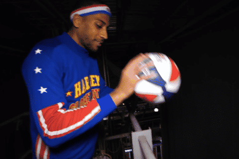 WATCH: Globetrotter’s trick shot from Capital One Arena catwalk