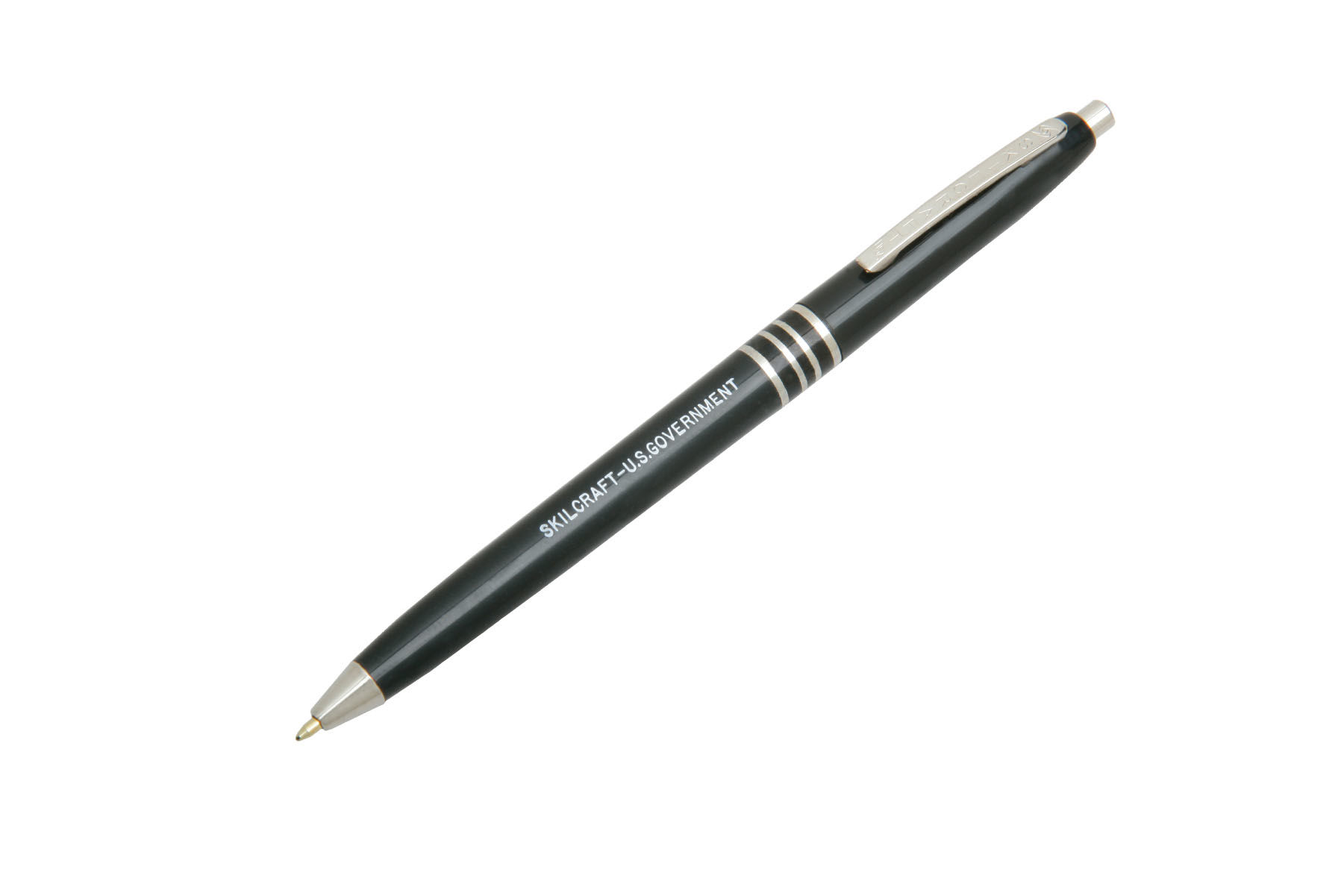 The trusty Skilcraft "government pen," was originally designed to meet stringent government and military standards. Under those initial specs, it was designed to write without fail from the North Pole to Death Valley. (Courtesy National Industries for the Blind)