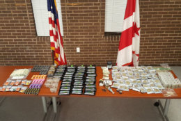 D.C. police said they seized these products in March from marijuana vendors operating out of a restaurant in Adams Morgan in Northwest D.C. (Courtesy D.C. Police via Twitter)