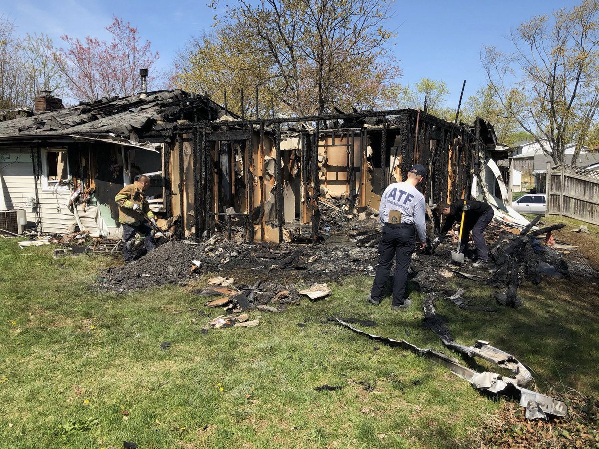 The Bureau of Alcohol, Tobacco, Firearms and Explosives is assisting the investigation into the cause of the fire. (Courtesy Baltimore ATF)