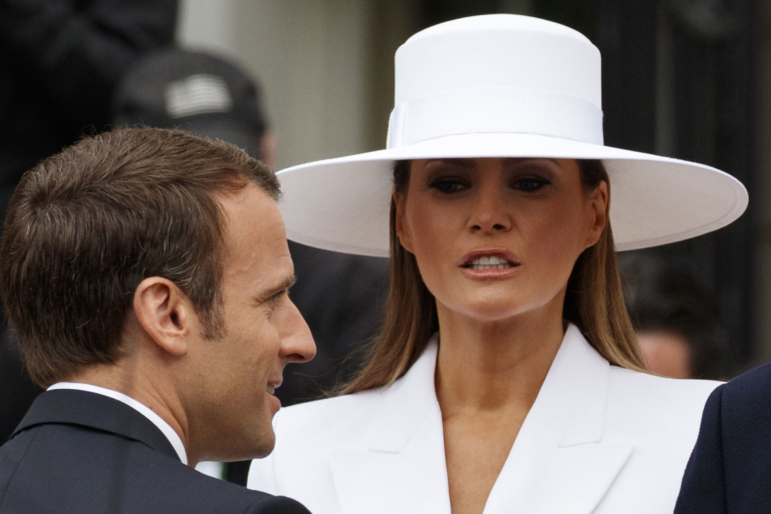 Brigitte Macron Lands in Washington D.C. Wearing—What Else!—Louis