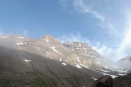 Scenery from Atlas Mountains near Toubkal