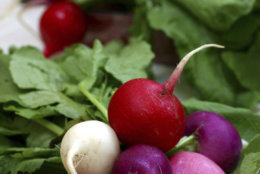 **FOR USE WITH AP LIFESTYLES**  **FILE**   This July 1, 2004 file photo shows radishes in a variety of colors, including red, purple, pink and white in Concord, N.H.  Vegetable gardening is not a dark science, nor the stuff of incantations and secretive weeding on moonless nights. But it does take a little planning.    (AP Photo/Larry Crowe, FILE)