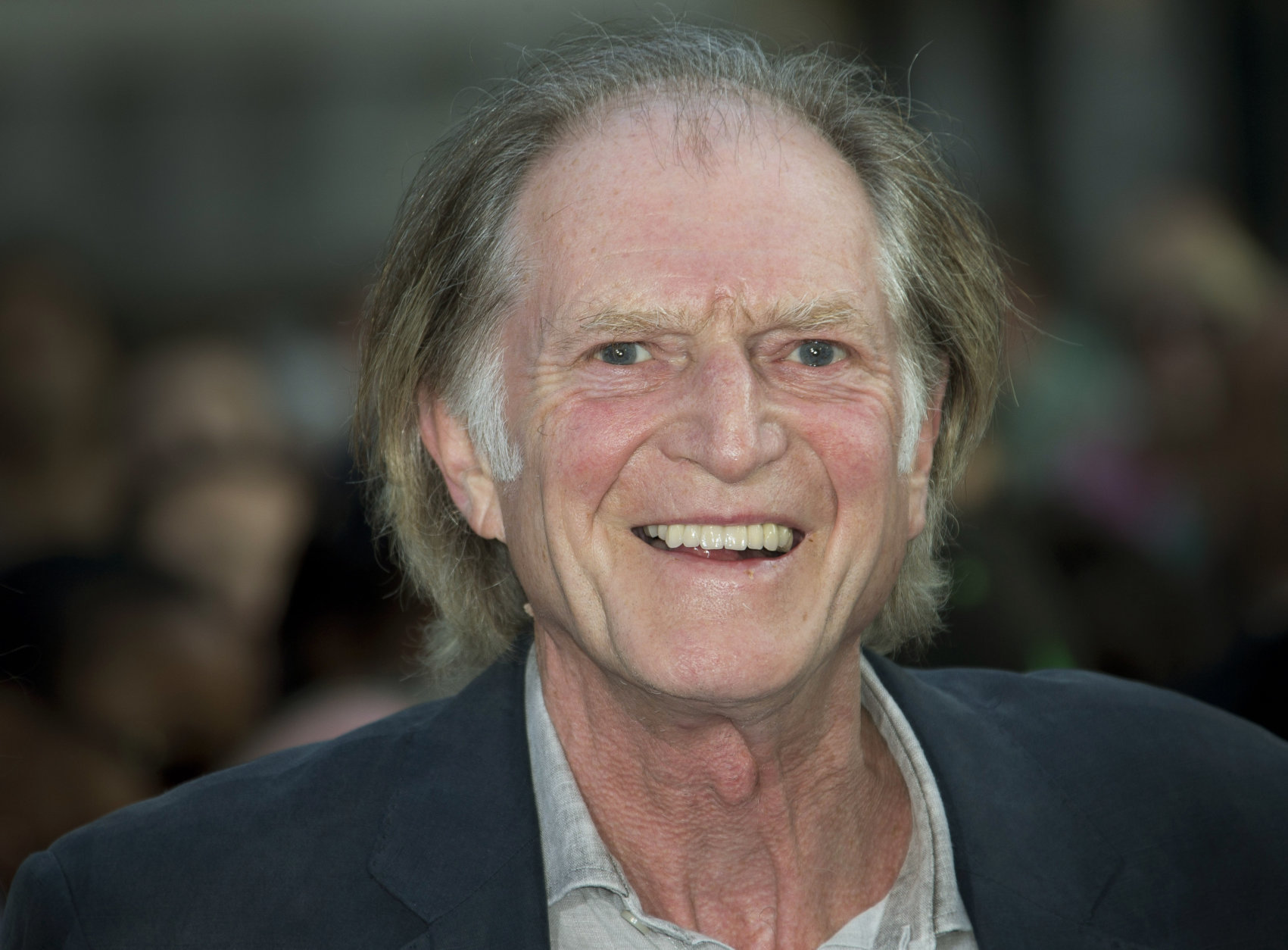 FILE - This July 10, 2013 file photo shows actor David Bradley at the World Premiere of Worlds End at a central London cinema in Leicester Square. From the hit British series Broadchurch to Game of Thrones to An Adventure in Space and Time about the creation of Dr Who, Bradley has had a busy year.  Bradley attended the BBC America TCA panel Thursday, July 25, to promote his role as, William Hartnell, the first actor to play Dr. Who, in a TV movie called An Adventure in Space and Time.  It will air in November coinciding with the 50th Anniversary of Dr Who.  (Photo by Joel Ryan/Invision/AP, File)