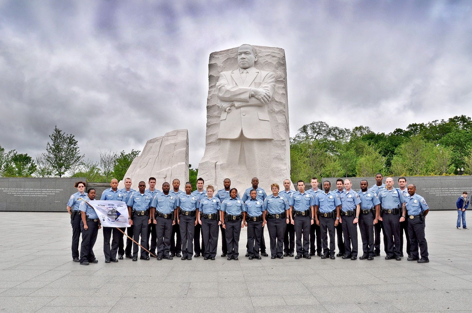 A previous class of cadets who will go through the training to better understand the African American experience in the city. (Courtesy DC Police)