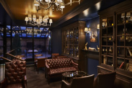 The "Spirits Library" is among many distinct spaces at the Columbia Room. (Courtesy Streetsense/Greg Powers)