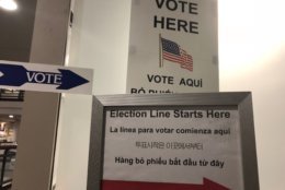 Voters have until Jun. 5 to request a mail-in absentee ballot, and through Jun. 9 to vote in-person absentee if they have one of a number of qualifying reasons such as travel, a long workday and commute, or other obligations on election day when polls are open from 6 a.m. to 7 p.m. (WTOP/Max Smith)