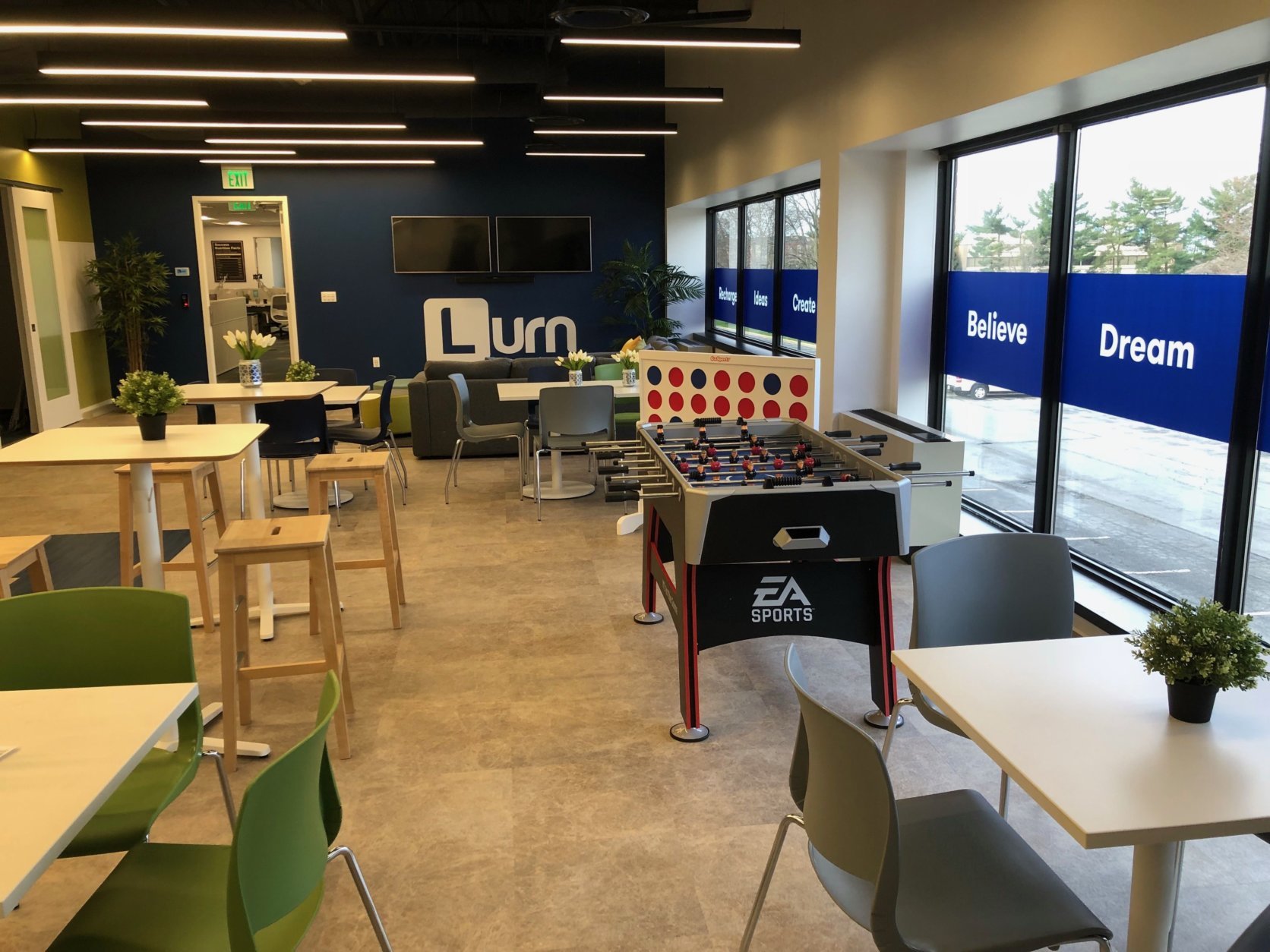 With everything from lecture rooms, studios, nap rooms, and Foozball, Lurn, Inc. offers entrepreneurs a community to develop startup businesses. (Courtesy On the Marc Media)