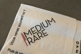 Even Medium Rare's napkins are unique. (Credit: Medium Rare)