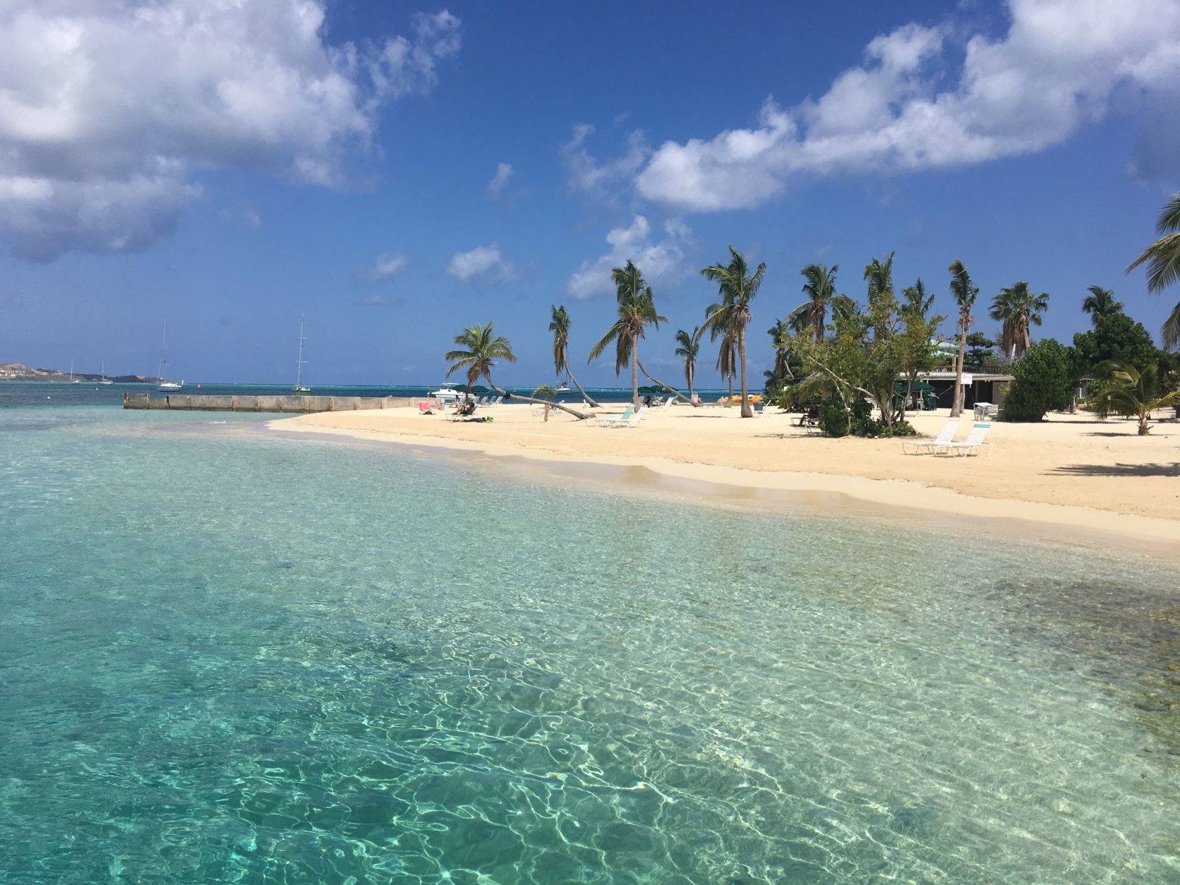 "The water is always green and the tourists are coming back," said Fran Scuderi, of Olney, Maryland, from St. Croix where he owns two homes. "It's truly amazing the resilience down here." (Courtesy Fran Scuderi)