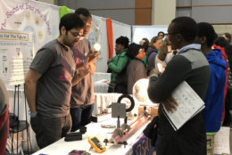 One of the more than 3,000 exhibits at the USA Science and Engineering Expo. (WTOP/Melissa Howell)