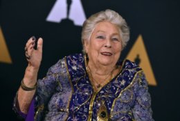 Anne V. Coates arrives at the 2016 Governors Awards in Los Angeles. Coates, an Oscar-winning film editor died Tuesday, May 8, 2018, at the Motion Picture Country Home and Hospital in Woodland Hills, Calif.. She was 92. (Photo by Jordan Strauss/Invision/AP, File)