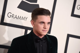 Jesse McCartney arrives at the 57th annual Grammy Awards at the Staples Center on Sunday, Feb. 8, 2015, in Los Angeles. (Photo by Jordan Strauss/Invision/AP)