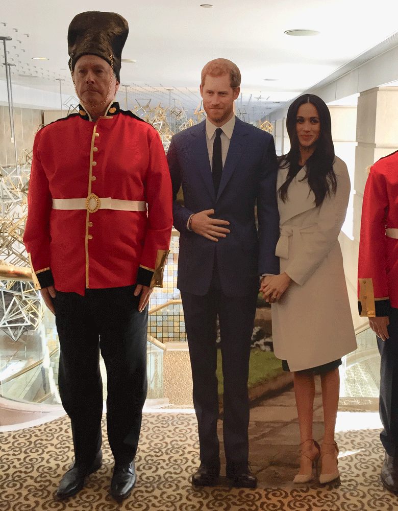 Upon arrival at the hotel the couple will be greeted by two guards dressed as the Queen’s Guards, and escorted to their Suite. (Courtesy photo/Fairmont Georgetown)
