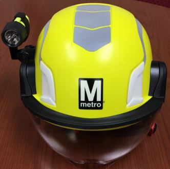 A new style of hard hat will be put to use for Metro workers. (Courtesy WMATA)