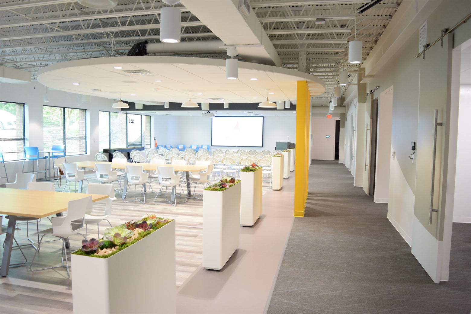 SparkPost's new Columbia headquarters boasts modern design and an open floor plan for easy cross-department collaboration. (Courtesy SparkPost)
