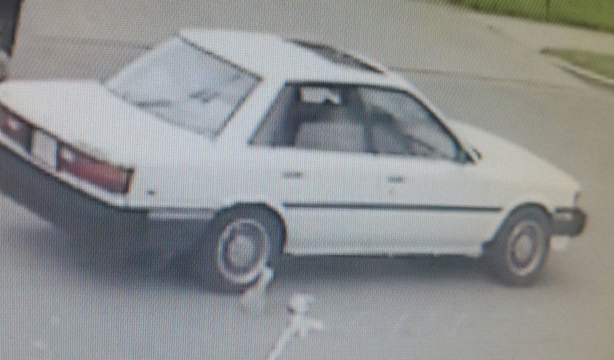 D.C. police released these photos of the car of the suspect in a triple shooting in Southeast D.C. May 31. (Courtesy D.C. police)