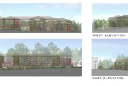 Renderings of the planned retirement community. (RestonNow)