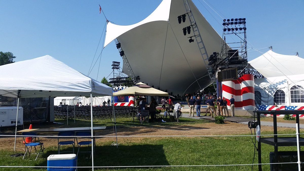 The 29th annual National Memorial Day Concert is set to take place Sunday at 8 p.m. on the west lawn of the U.S. Capitol. (WTOP/Kathy Stewart)