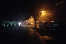 Fog hit the D.C. area Thursday morning. (WTOP/Will Vitka)