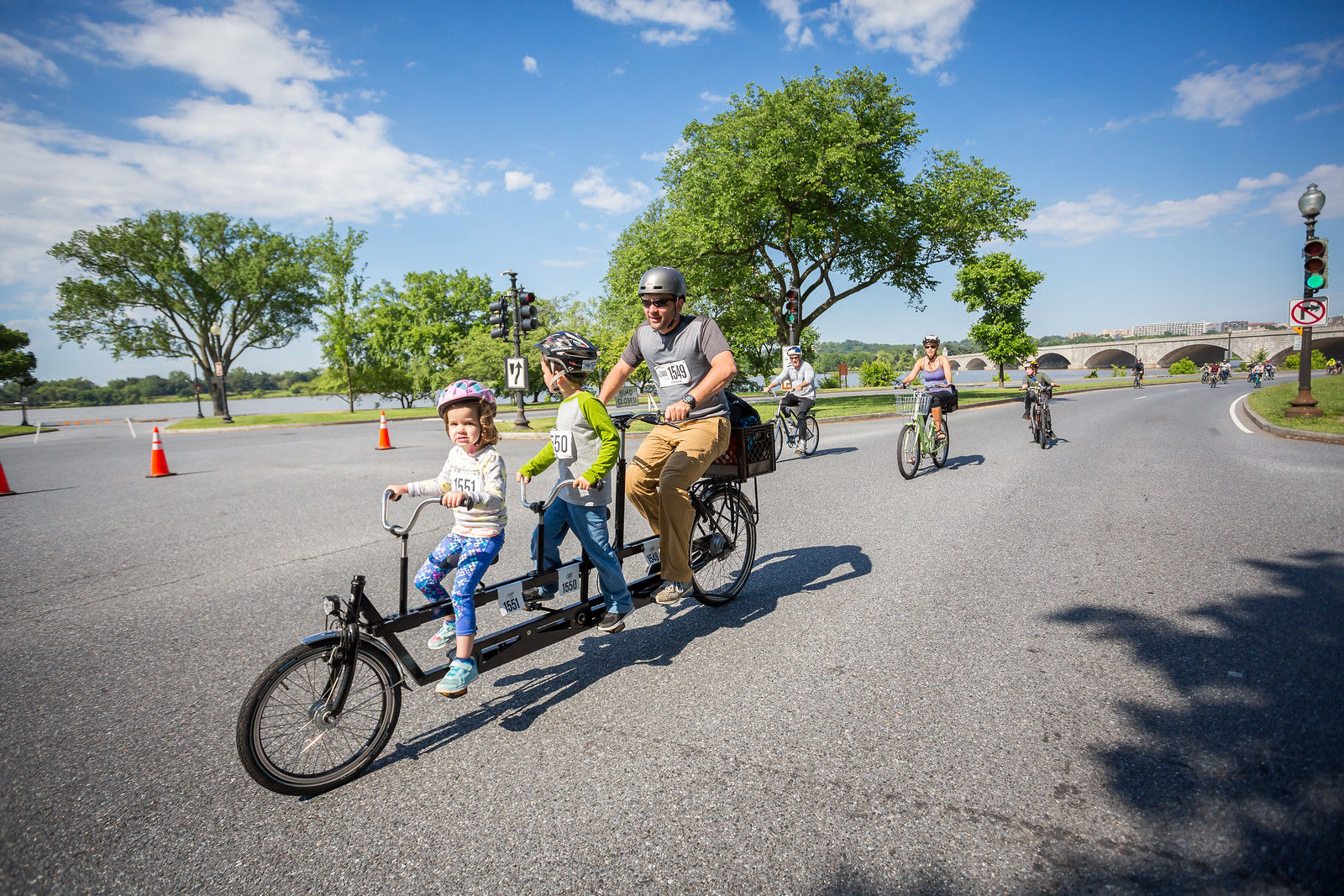 For a few hours on May 19, 20 miles of the District’s most scenic roads will be closed to cars and open to bicyclists for the third annual DC Bike Ride. (Abram Eric Landes/Courtesy DC Bike Ride)