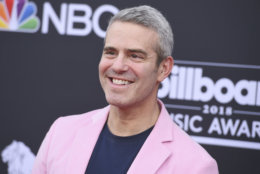 Andy Cohen arrives at the Billboard Music Awards at the MGM Grand Garden Arena on Sunday, May 20, 2018, in Las Vegas. (Photo by Jordan Strauss/Invision/AP)